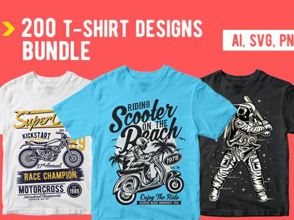 T shirt design and font bundles with extended license buy t shirt designs