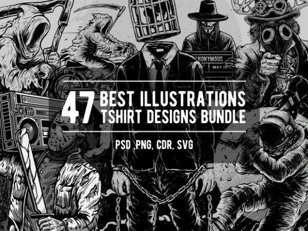 T shirt design and font bundles with extended license buy t shirt designs