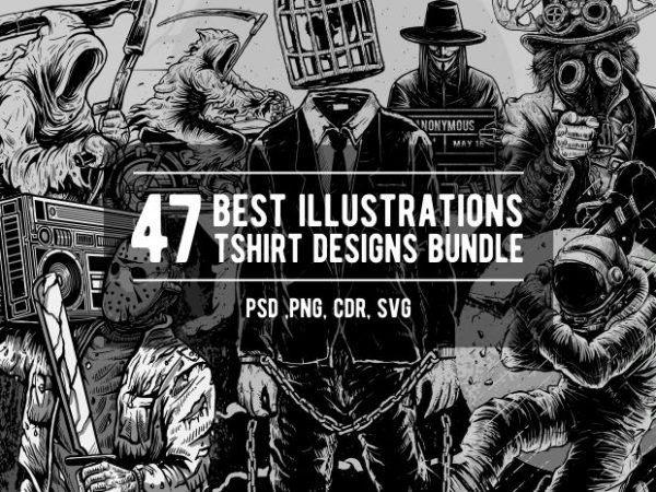 T shirt design and font bundles with extended license buy t shirt designs