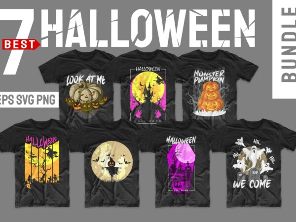 Halloween T-Shirt Design Bundle - Buy t-shirt designs