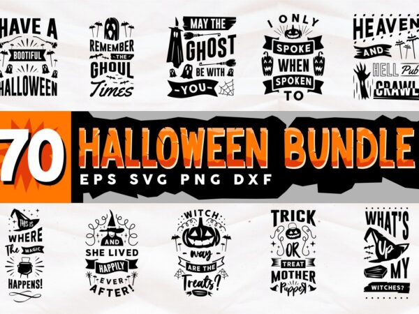 Halloween T-Shirt Mega Bundle , Halloween SVG Mega Bundle , Halloween By  Rana Creative