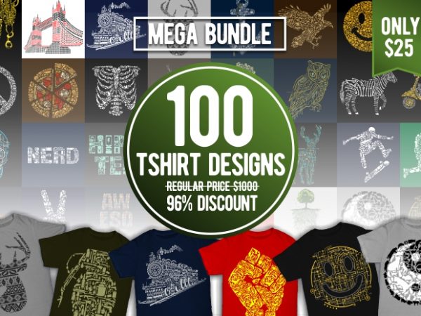 T shirt design and font bundles with extended license buy t shirt designs