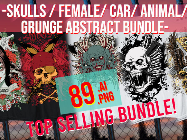 T shirt design and font bundles with extended license buy t shirt designs