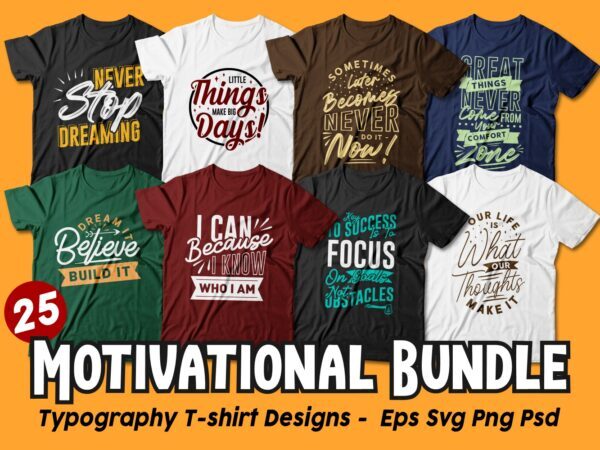 T shirt design and font bundles with extended license buy t shirt designs