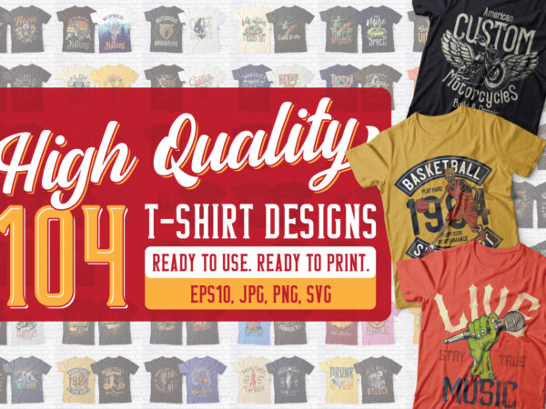 T shirt design and font bundles with extended license buy t shirt designs