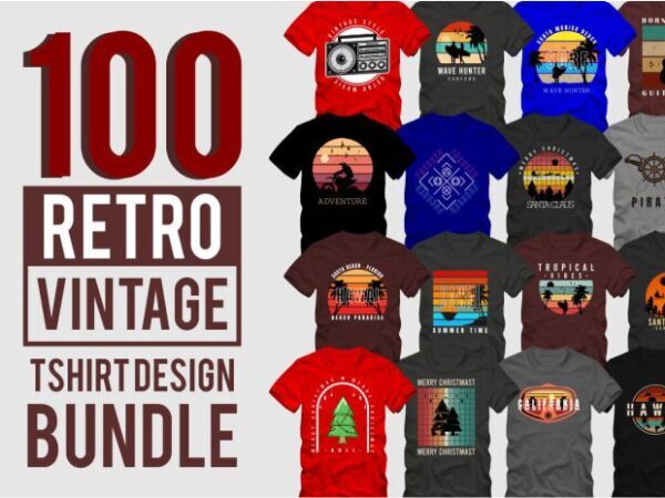 T shirt design and font bundles with extended license buy t shirt designs