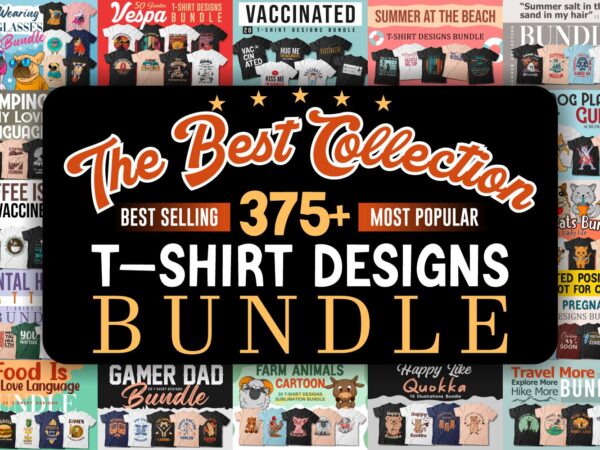 T shirt design and font bundles with extended license buy t shirt designs