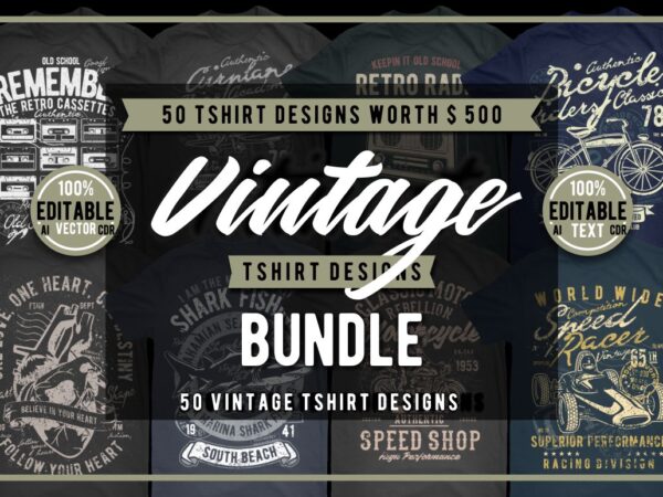 T shirt design and font bundles with extended license buy t shirt designs