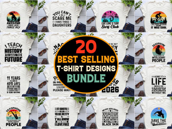 T shirt design and font bundles with extended license buy t shirt designs