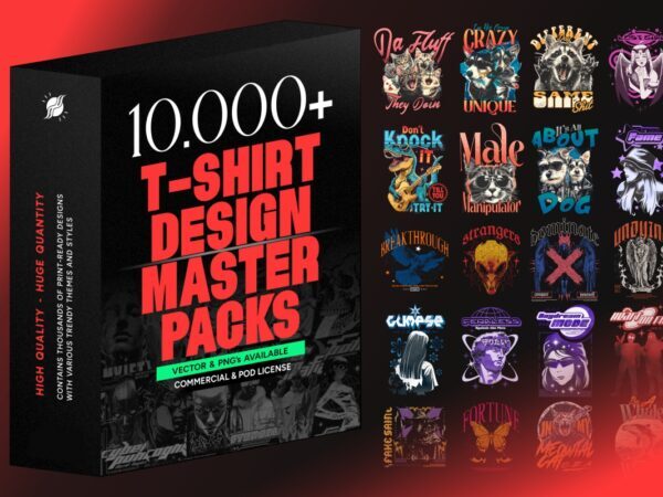 T shirt design and font bundles with extended license buy t shirt designs