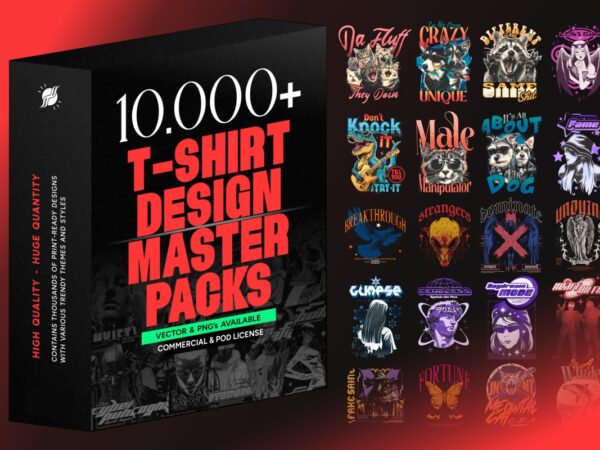 T shirt design and font bundles with extended license buy t shirt designs