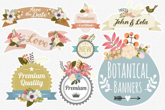 Botanical Banners1