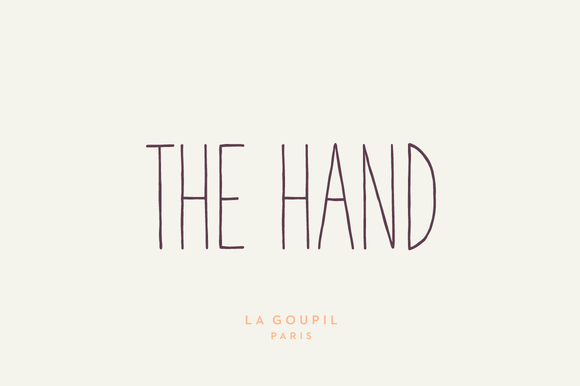 The Hand Font1