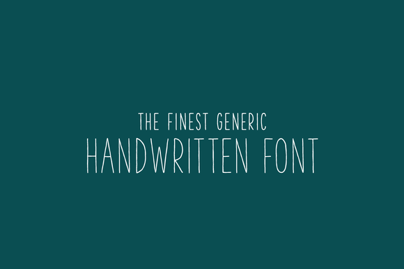 The Hand Font2