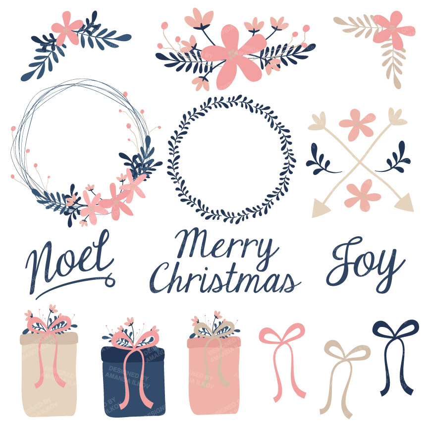 NavyBlushChristmasFlowers_package-3