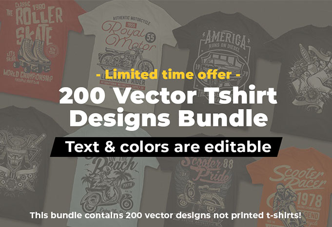 T shirt design and font bundles with extended license buy t shirt designs