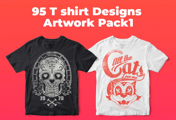 T shirt design and font bundles with extended license buy t shirt designs