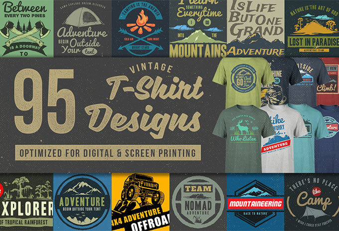 T shirt design and font bundles with extended license buy t shirt designs