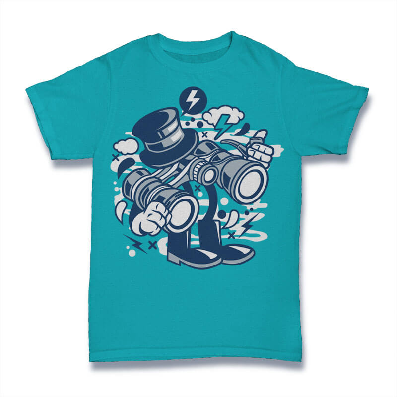 100 Cartoon Vector T-shirt Designs - Thefancydeal