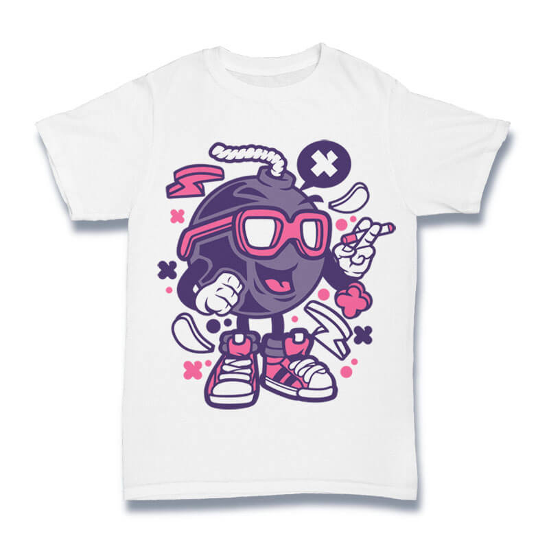 100 Cartoon Vector T-shirt Designs - Thefancydeal