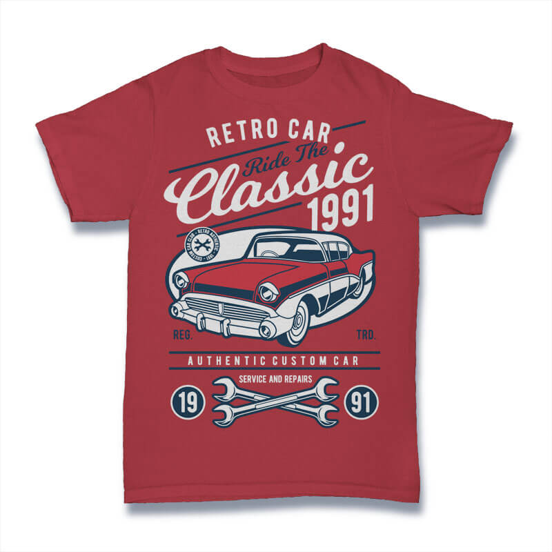 100 Retro T-shirt Designs pack1 - Thefancydeal